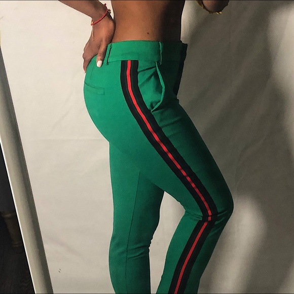 Green “Gucci” pants. - Picture 2 of 5